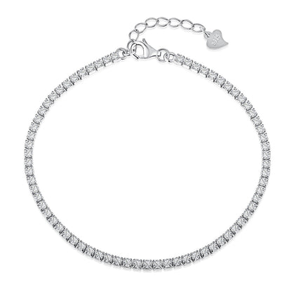 [Bijoux Regalia] Bracelet tennis taille princesse brillant et radieux