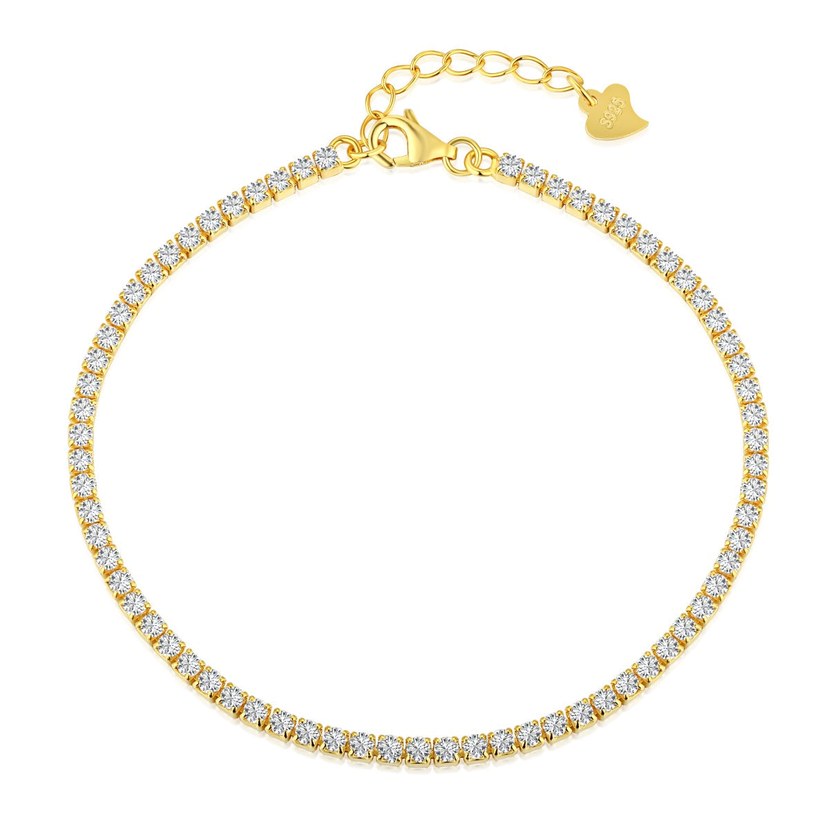 [Bijoux Regalia] Bracelet tennis taille princesse brillant et radieux