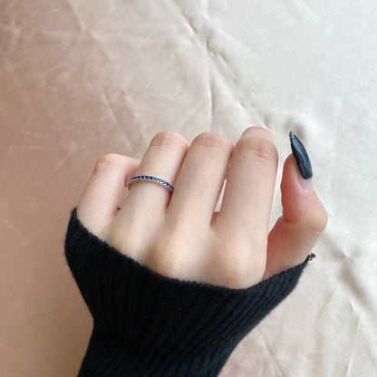 [Joyas Regalia] Anillo diario delicado y brillante de corte redondo