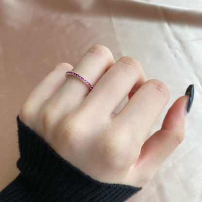 [Joyas Regalia] Anillo diario delicado y brillante de corte redondo