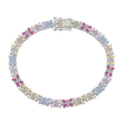[Bijoux Regalia] Bracelet de fête taille émeraude coloré et éclatant