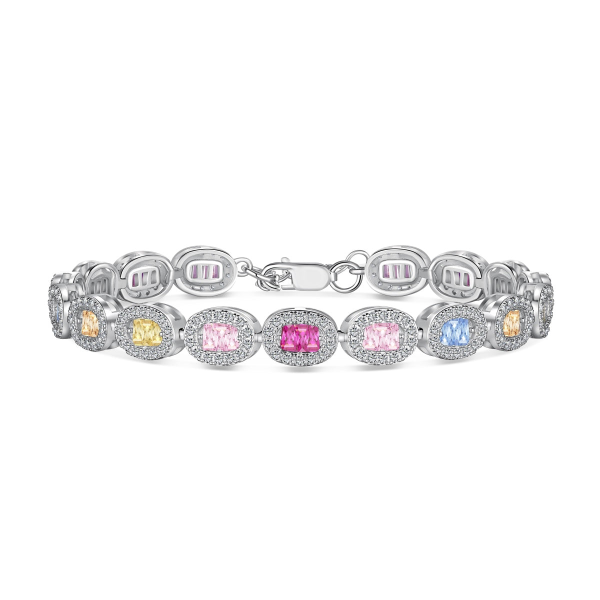 [Bijoux Regalia] Bracelet quotidien exquis en émeraude taillée ornée