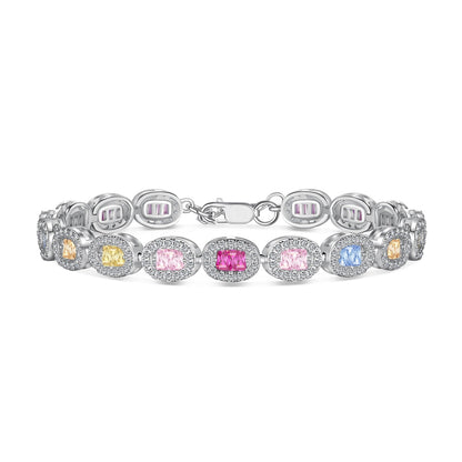 [Bijoux Regalia] Bracelet quotidien exquis en émeraude taillée ornée