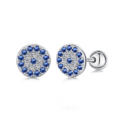 [Regalia jewelry]Devil's Eye Ear Bone Nail Earrings