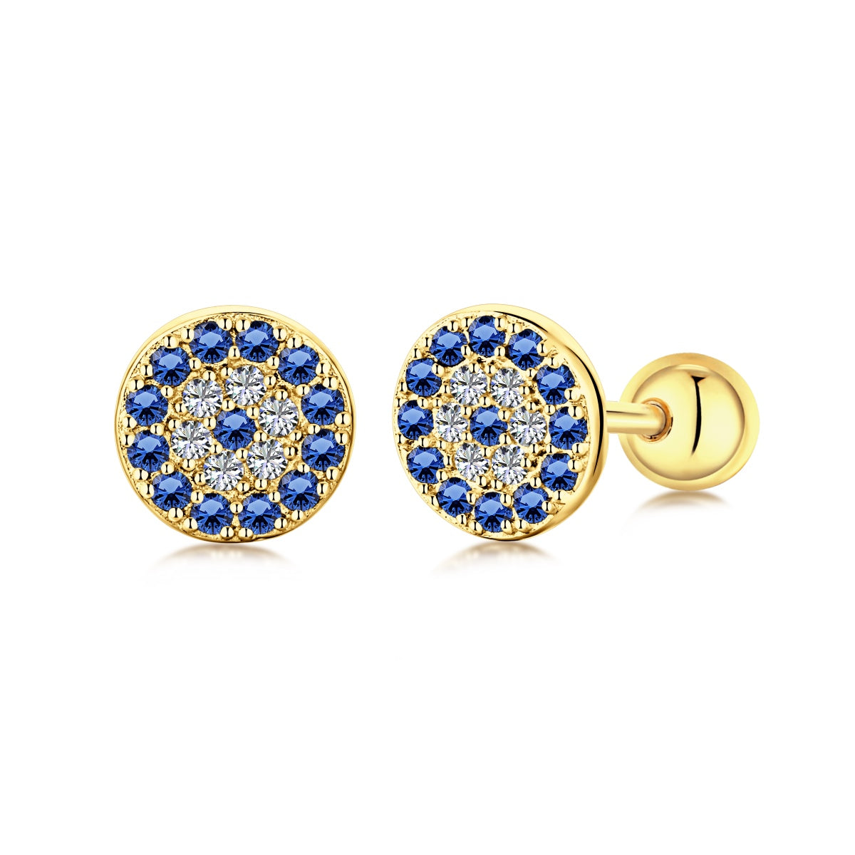 [Regalia jewelry]Devil's Eye Ear Bone Nail Earrings