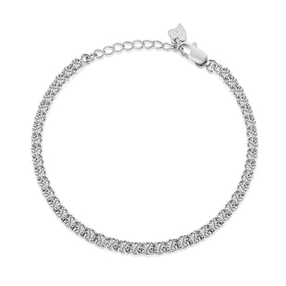 [Bijoux Regalia] Bracelet quotidien scintillant à taille ronde