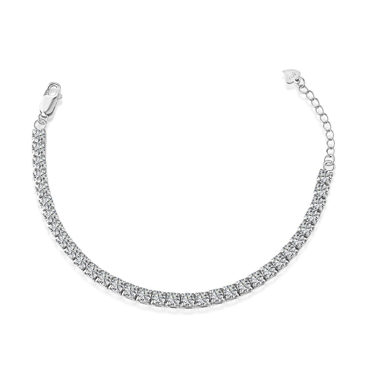 [Bijoux Regalia] Bracelet tennis taille princesse scintillant et radieux