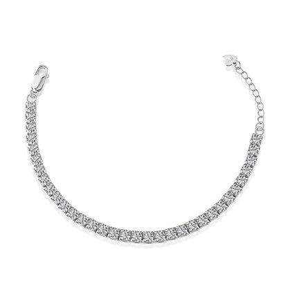 [Bijoux Regalia] Bracelet tennis taille princesse scintillant et radieux