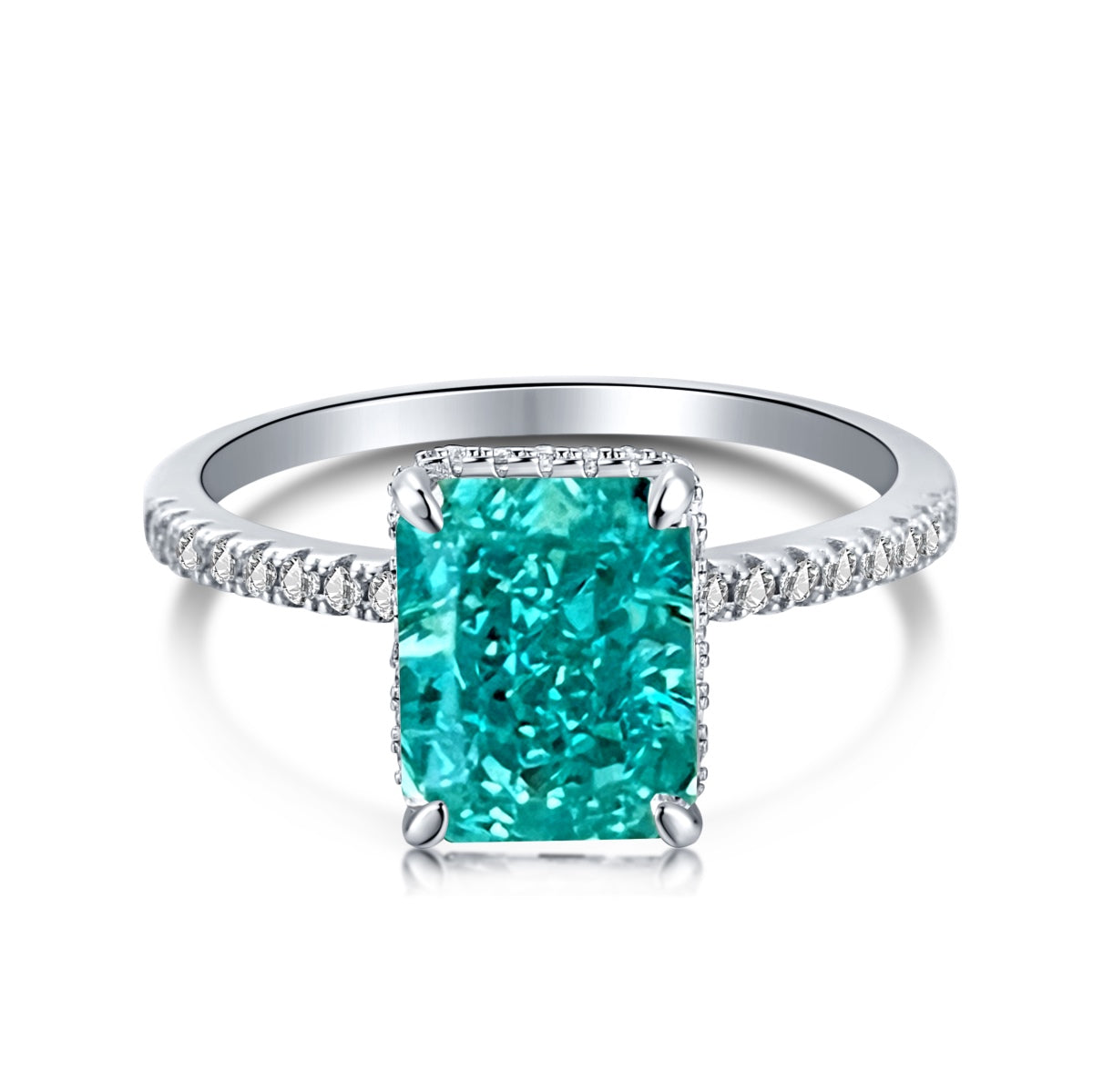 [Joyas Regalia] Anillo de compromiso de lujo de 4,0 quilates