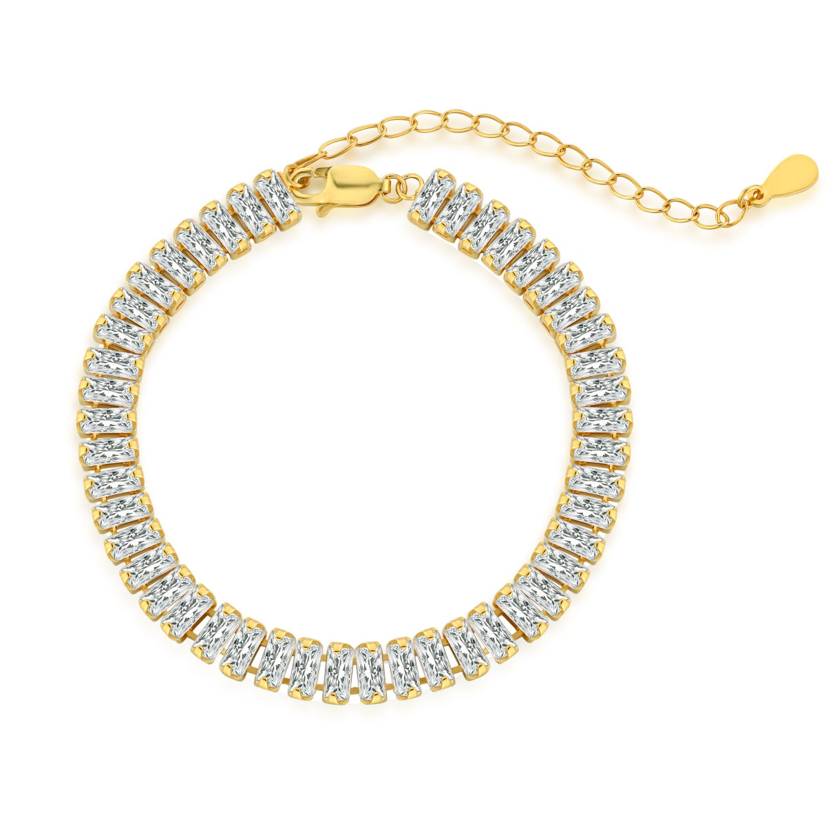 [Bijoux Regalia] Bracelet quotidien exquis taille émeraude