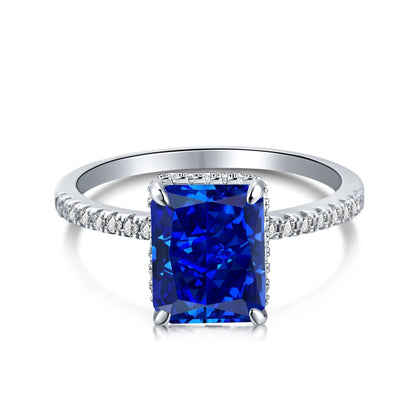 [Joyas Regalia] Anillo de compromiso de lujo de 4,0 quilates