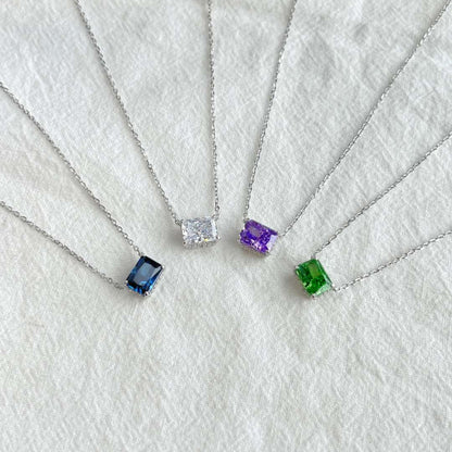 [Bijoux Regalia] Collier coloré de forme carrée luxueuse