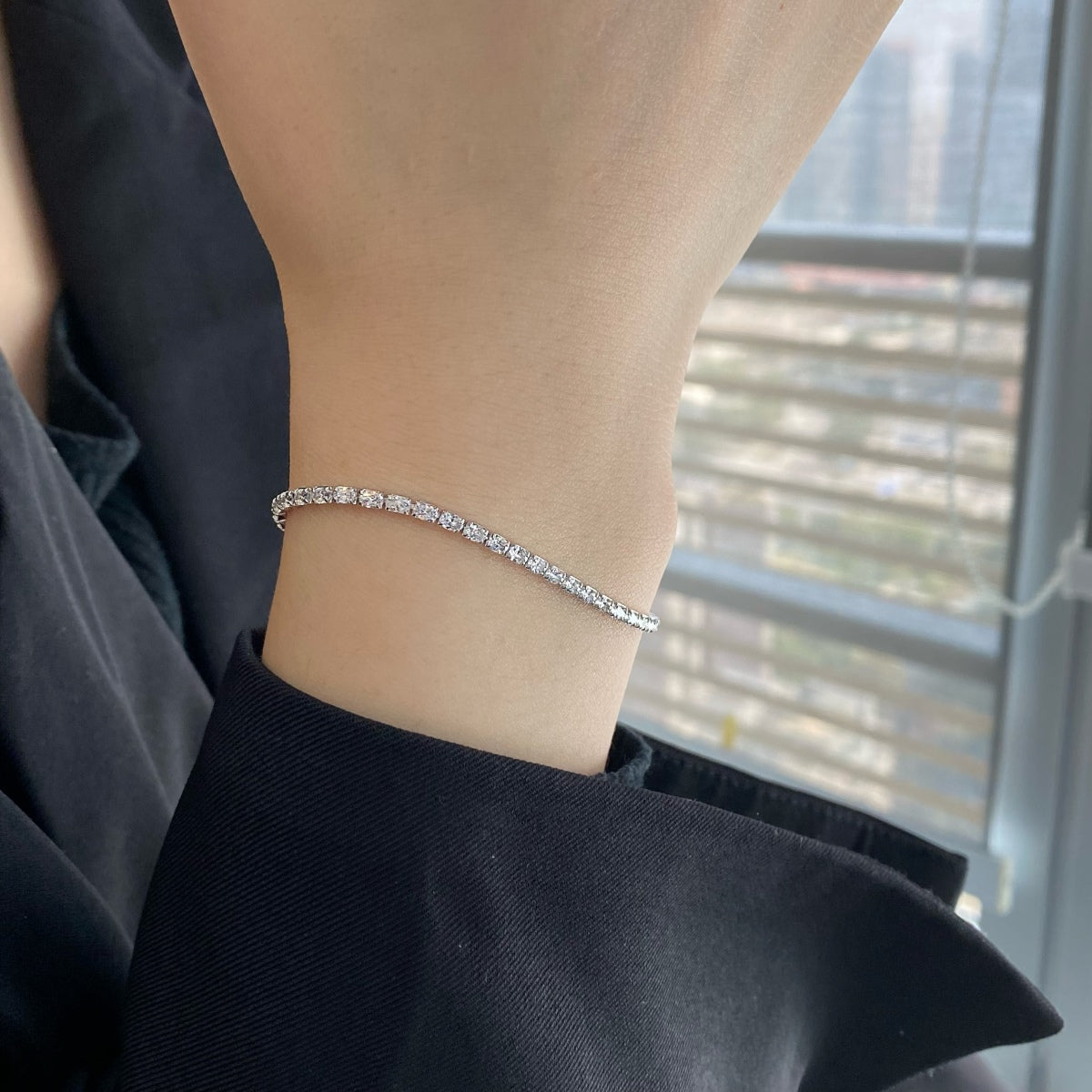 [Bijoux Regalia] Bracelet quotidien élégant taille émeraude
