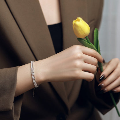 [Bijoux Regalia] Bracelet quotidien exquis taille émeraude