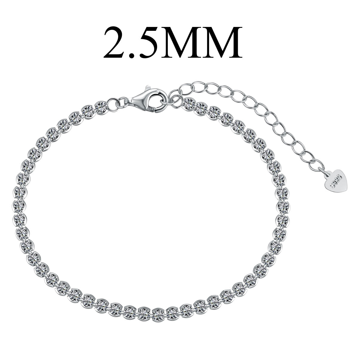 [Bijoux Regalia] Bracelet quotidien éblouissant à coupe ronde scintillante