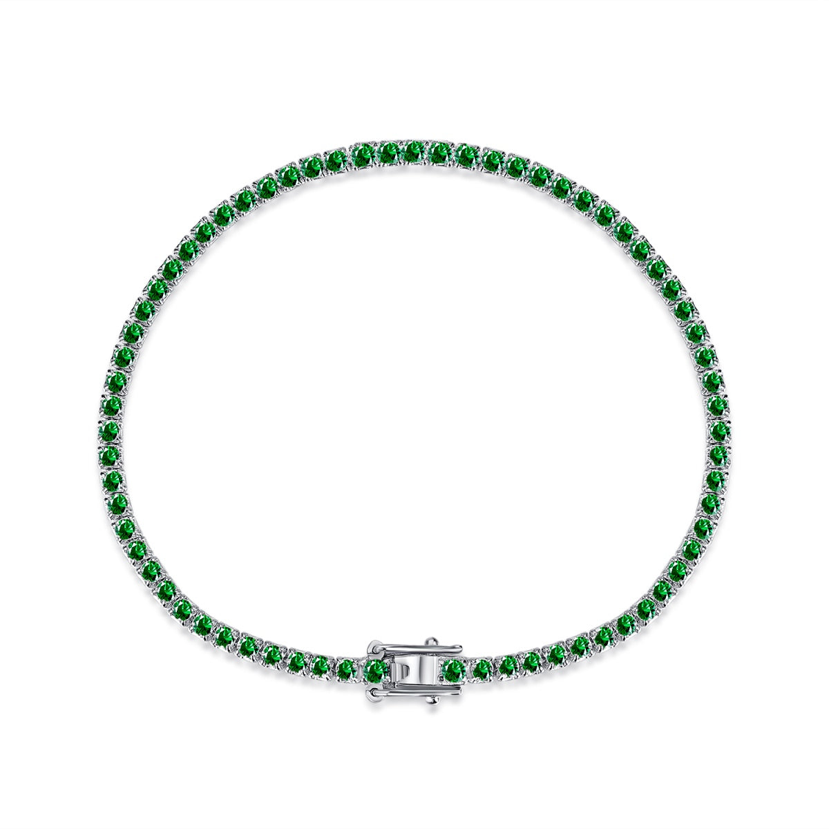 [Bijoux Regalia] Bracelet quotidien éblouissant à coupe ronde colorée