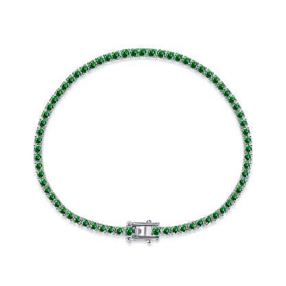 [Bijoux Regalia] Bracelet quotidien éblouissant à coupe ronde colorée