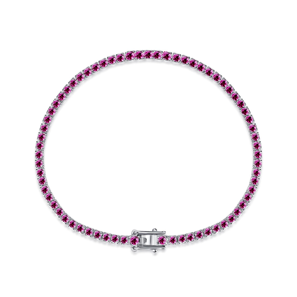 [Bijoux Regalia] Bracelet quotidien éblouissant à coupe ronde colorée