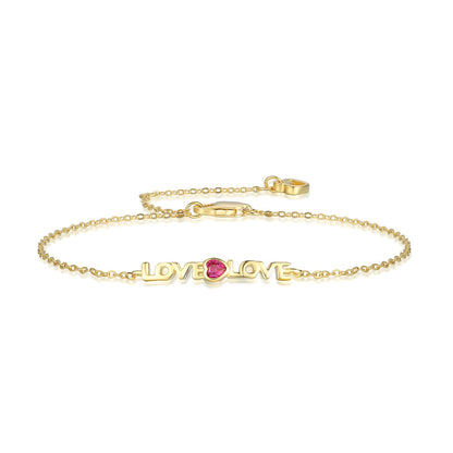 [Regalia jewelry]Romantic Heart Shape Lover Bracelet