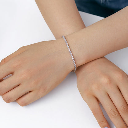 [Bijoux Regalia] Bracelet quotidien éblouissant à coupe ronde scintillante