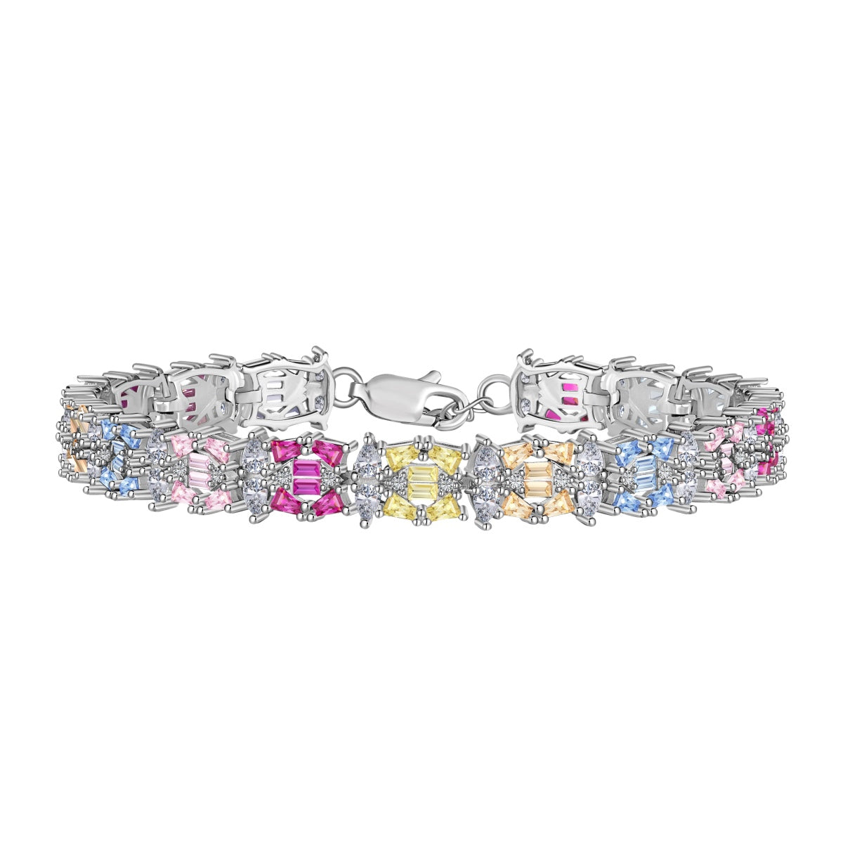 [Bijoux Regalia] Bracelet de fête délicat et coloré à plusieurs coupes