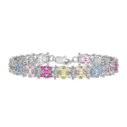 [Bijoux Regalia] Bracelet de fête délicat et coloré à plusieurs coupes