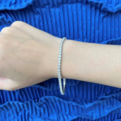 [Bijoux Regalia] Bracelet quotidien scintillant à taille ronde