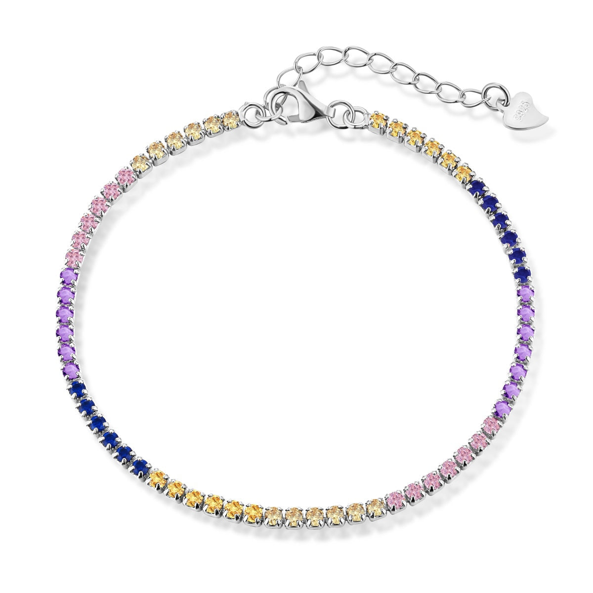 [Bijoux Regalia] Bracelet tennis taille princesse brillant et radieux
