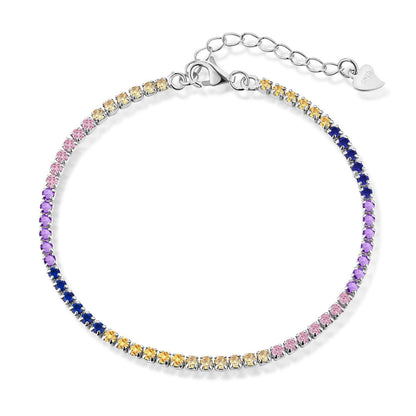 [Bijoux Regalia] Bracelet tennis taille princesse brillant et radieux