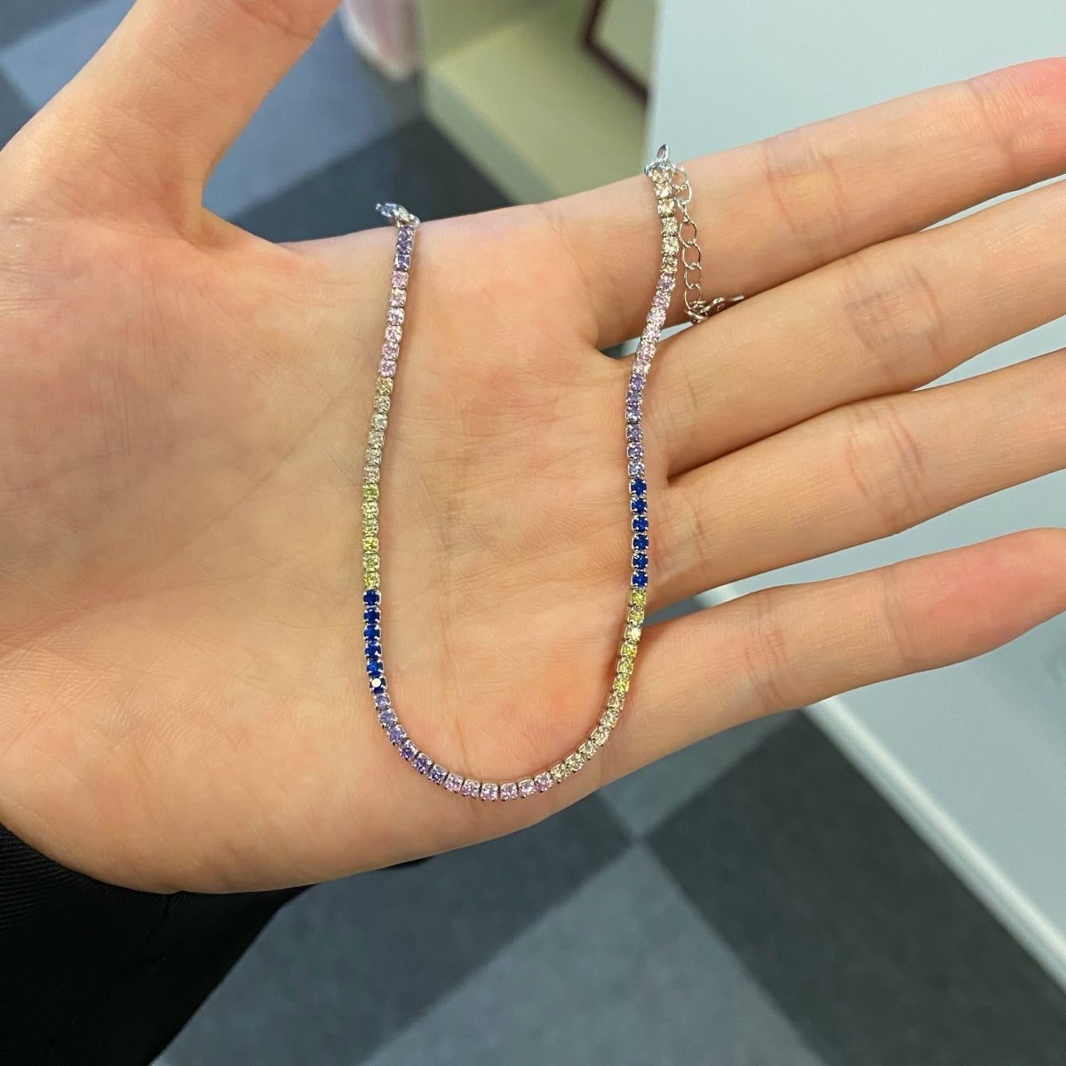 [Bijoux Regalia] Bracelet tennis taille princesse brillant et radieux