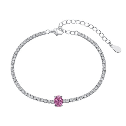 [Bijoux Regalia] Bracelet quotidien exquis taille ovale de 0,75 carat
