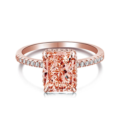 [Joyas Regalia] Anillo de compromiso de lujo de 4,0 quilates