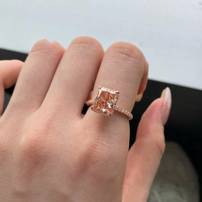[Joyas Regalia] Anillo de compromiso de lujo de 4,0 quilates