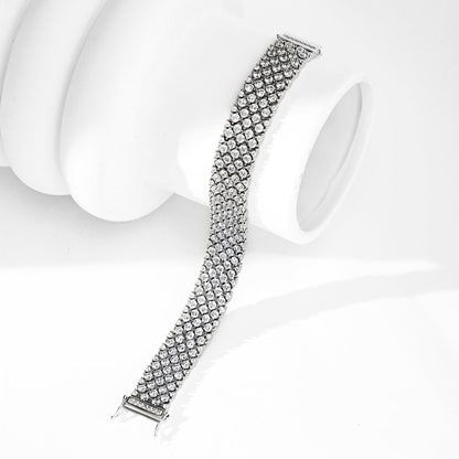 [Bijoux Regalia] Bracelet de fête élégant et orné de coupe ronde