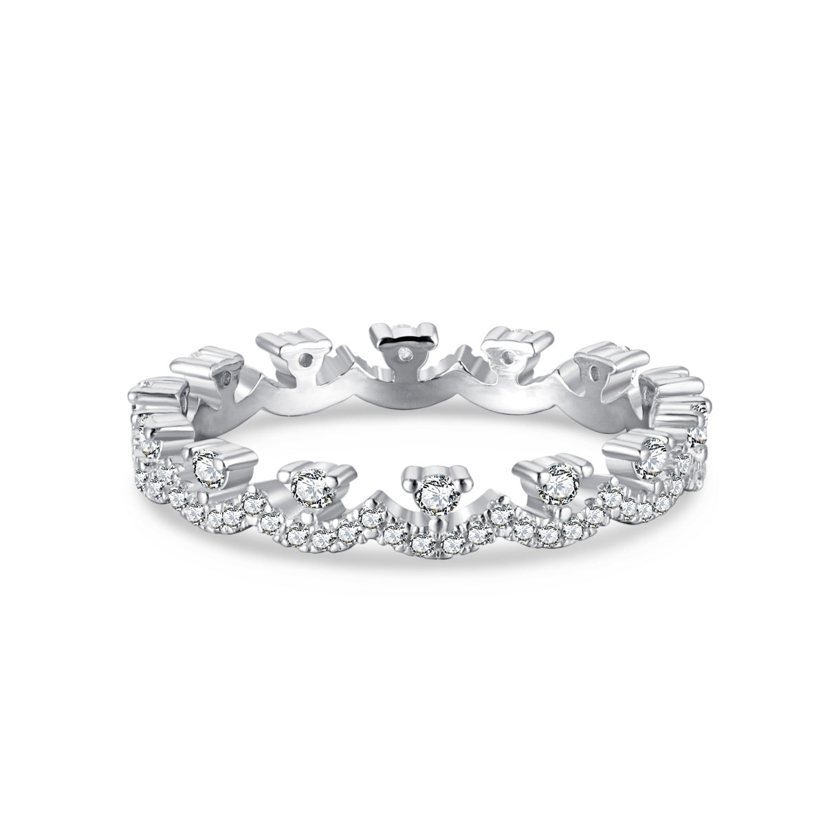 [Regalia jewelry]Elegant Resplendent Round Shape Party Ring