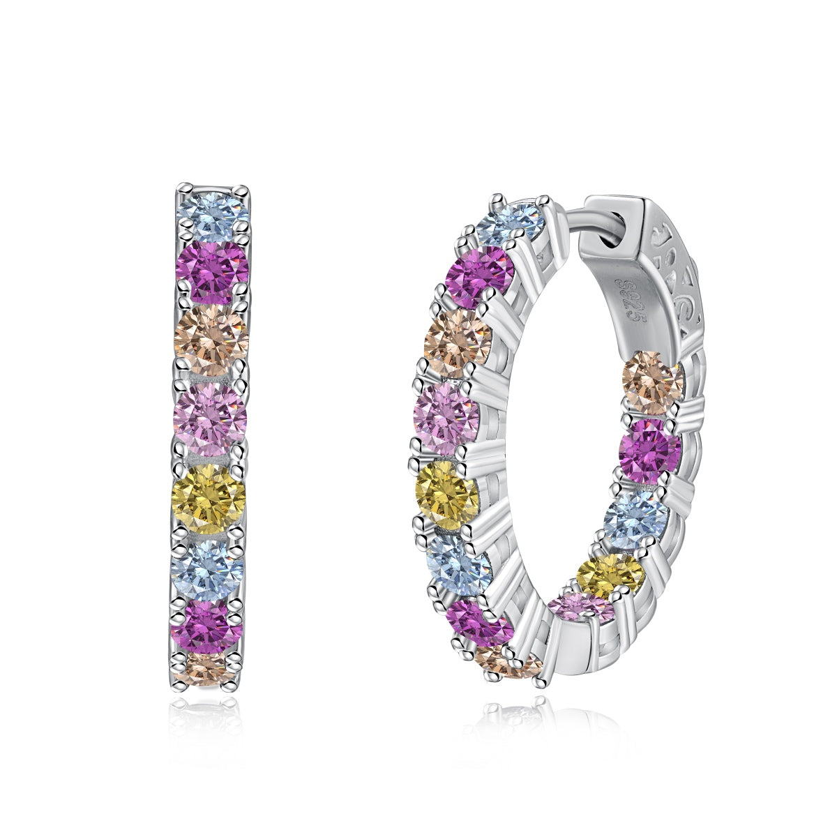 [Regalia jewelry]Unique Round Cut Daily Earrings