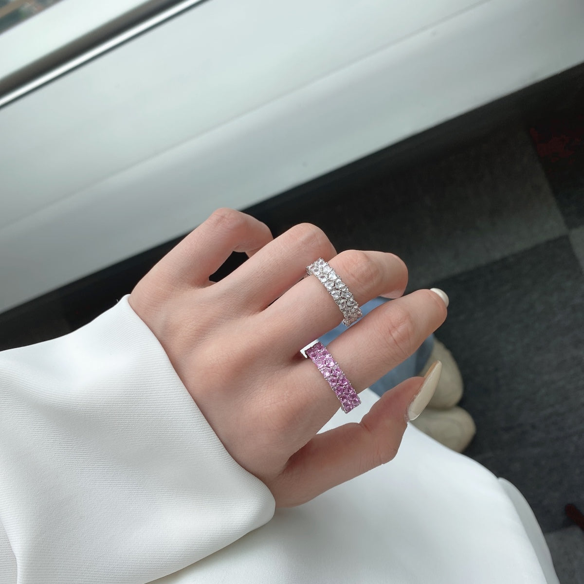 [Joyas Regalia] Anillo de corazón brillante