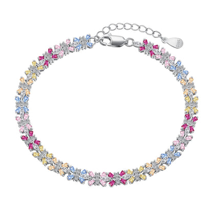 [Bijoux Regalia] Bracelet de fête taille émeraude coloré et éclatant