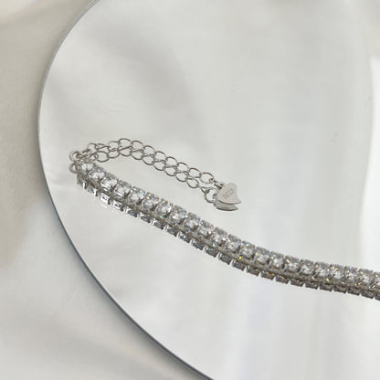 [Bijoux Regalia] Bracelet quotidien scintillant à taille ronde