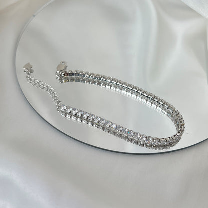 [Bijoux Regalia] Bracelet quotidien scintillant à taille ronde