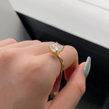 [Regalia jewelry]4.0 Carat Ornate Enchanting Radiand Cut Banquet Ring
