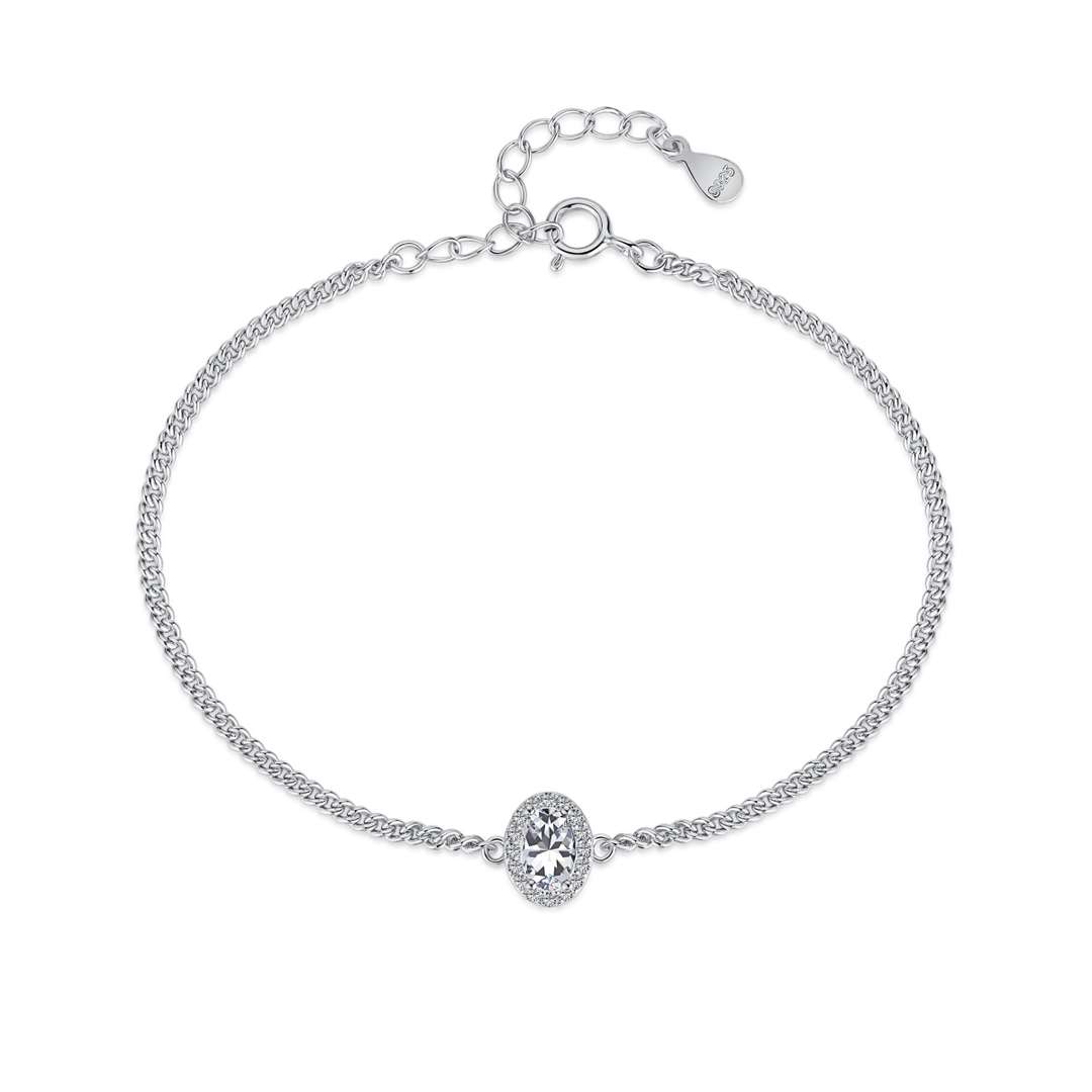 [Bijoux Regalia] Bracelet de forme ovale exquis