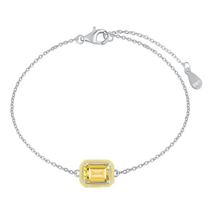 [Bijoux Regalia] Bracelet quotidien en émeraude colorée scintillante de 2,0 carats