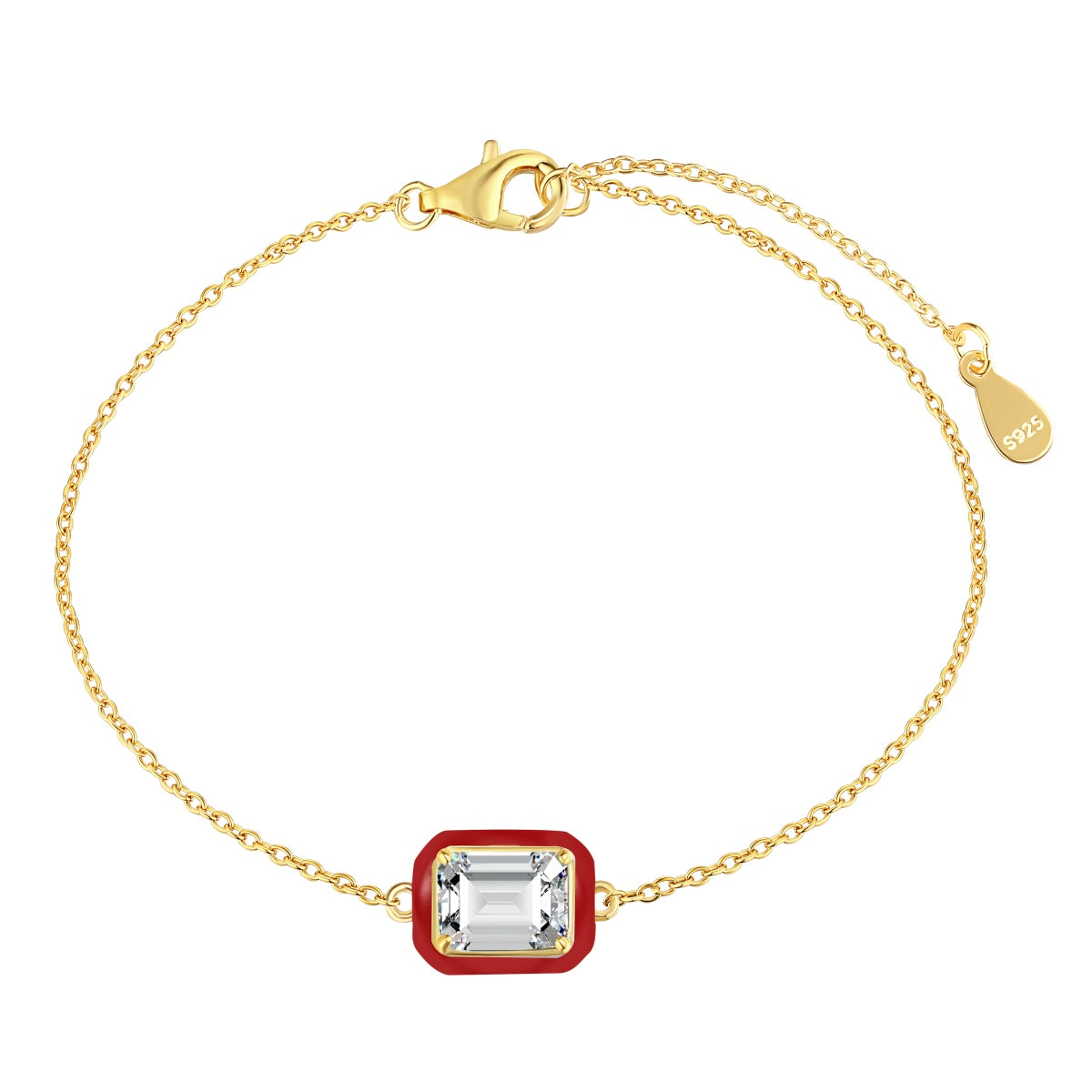 [Bijoux Regalia] Bracelet quotidien en émeraude colorée scintillante de 2,0 carats