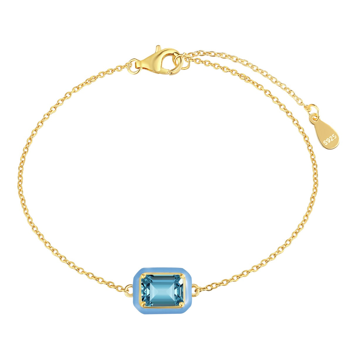 [Bijoux Regalia] Bracelet quotidien en émeraude colorée scintillante de 2,0 carats