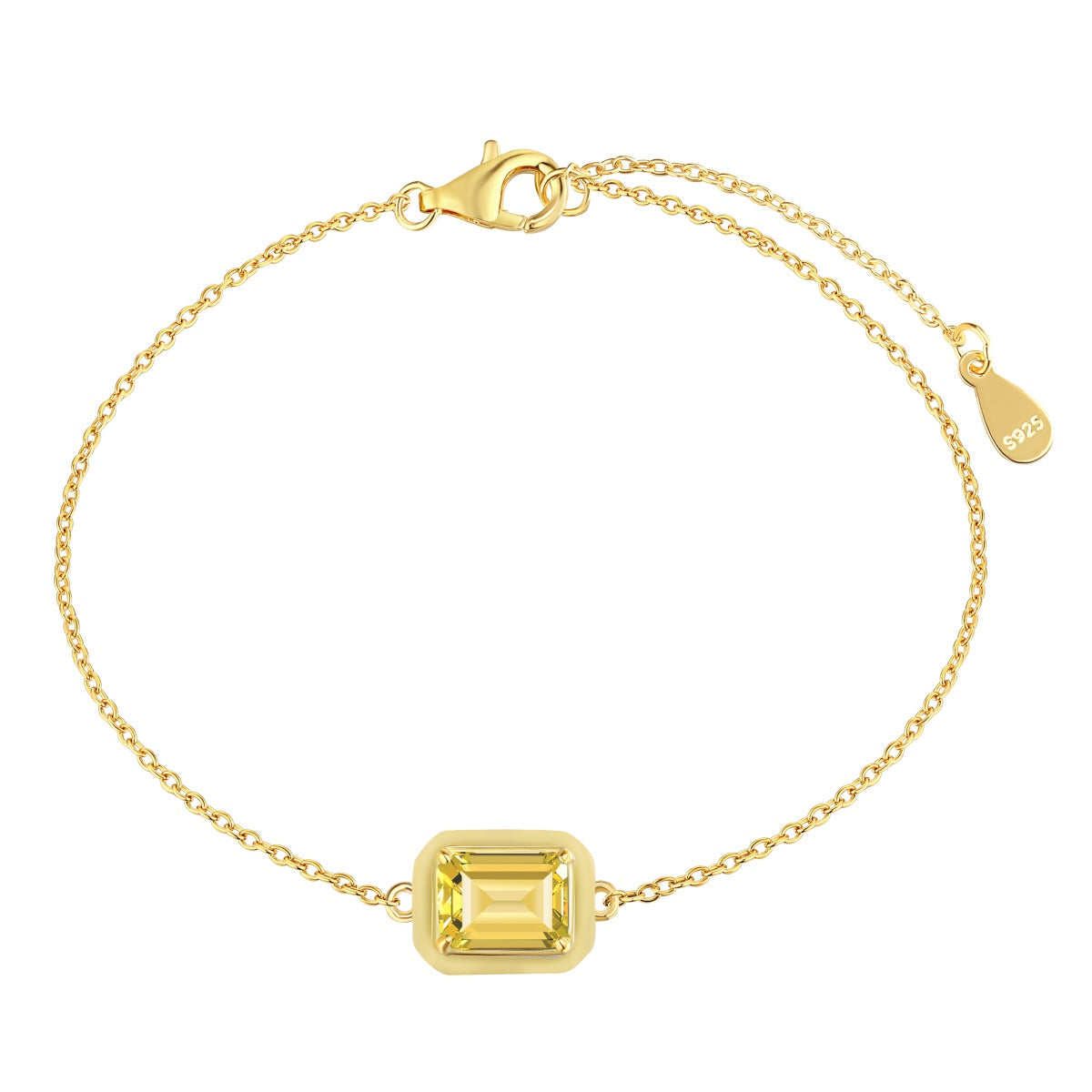 [Bijoux Regalia] Bracelet quotidien en émeraude colorée scintillante de 2,0 carats