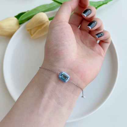 [Bijoux Regalia] Bracelet quotidien en émeraude colorée scintillante de 2,0 carats