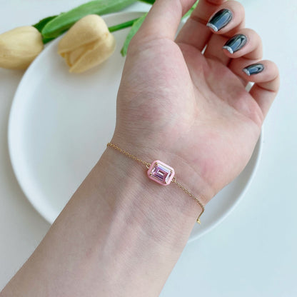 [Bijoux Regalia] Bracelet quotidien en émeraude colorée scintillante de 2,0 carats