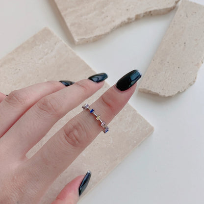 [Joyas Regalia] Anillo diario único con corte trapezoidal