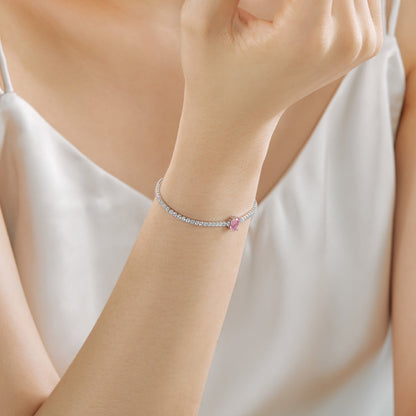 [Bijoux Regalia] Bracelet quotidien exquis taille ovale de 0,75 carat